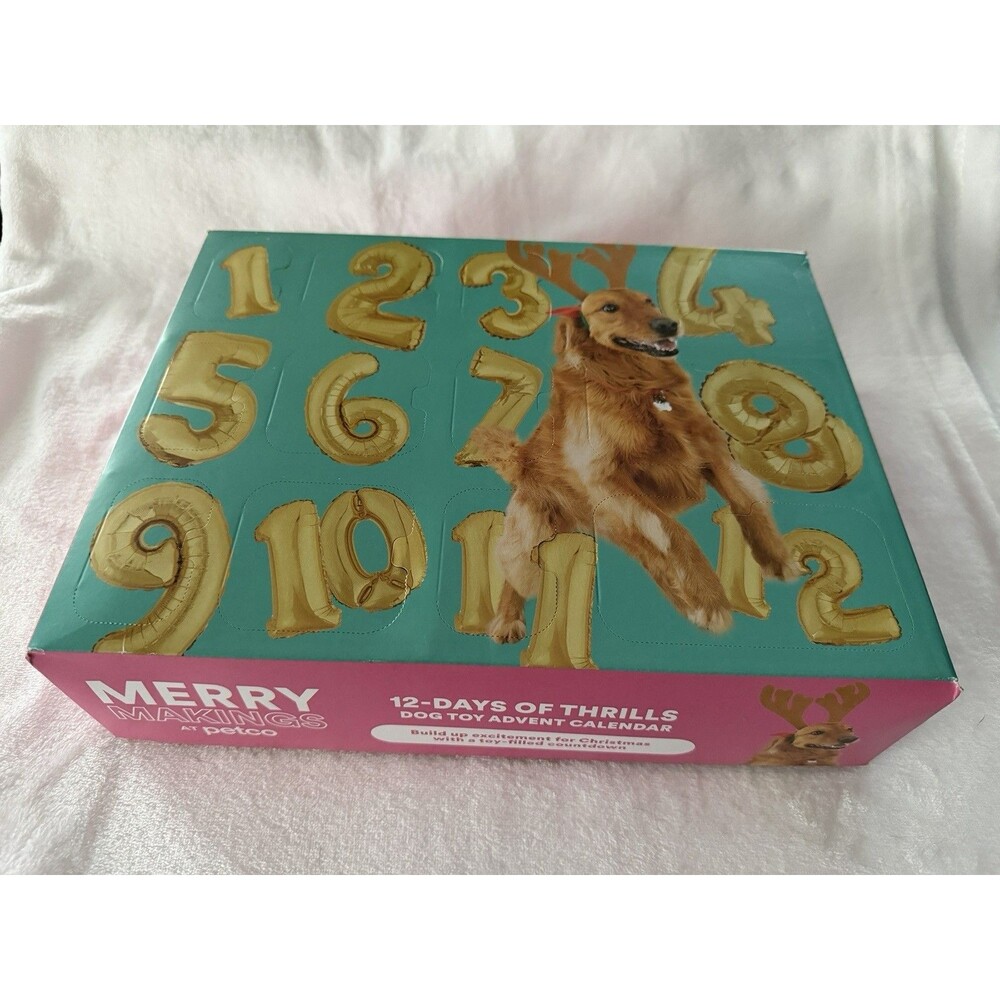 Petco Advent Calendar for Dogs Christmas Holidays Dog Toys NEW